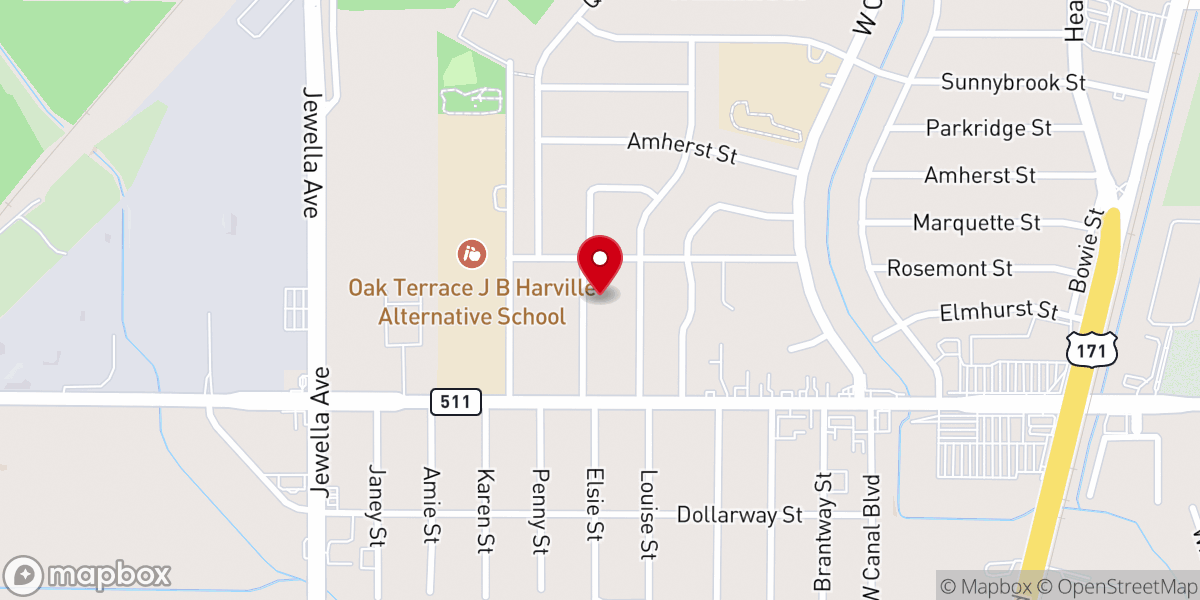 Map showing location of Assembly Temple of God