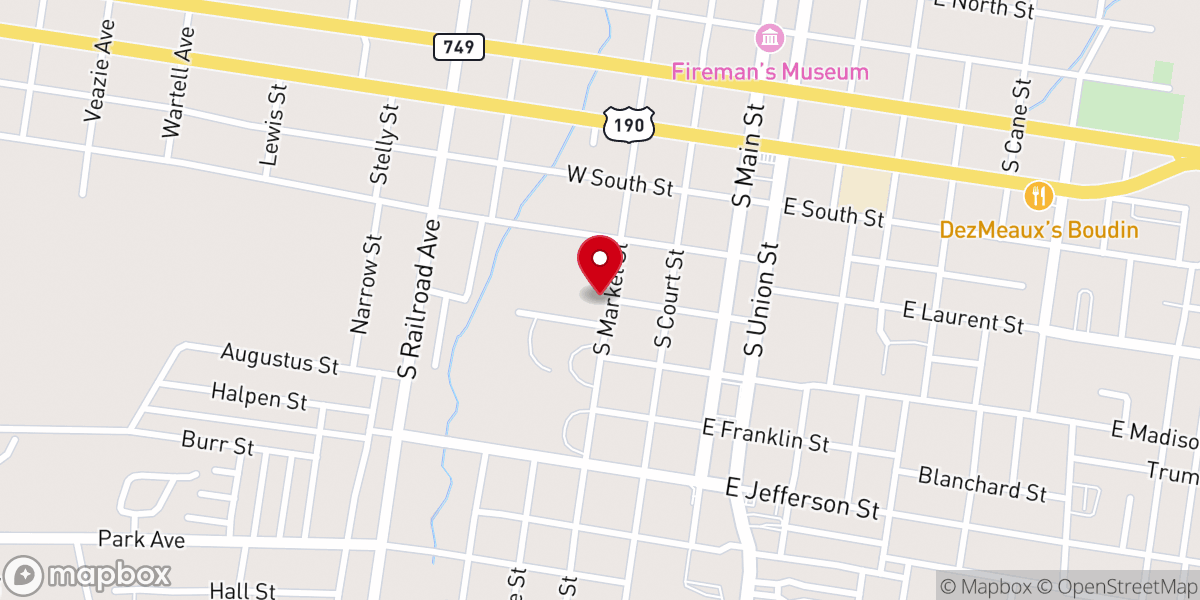Map showing location of St Marks Methodist Parsonage
