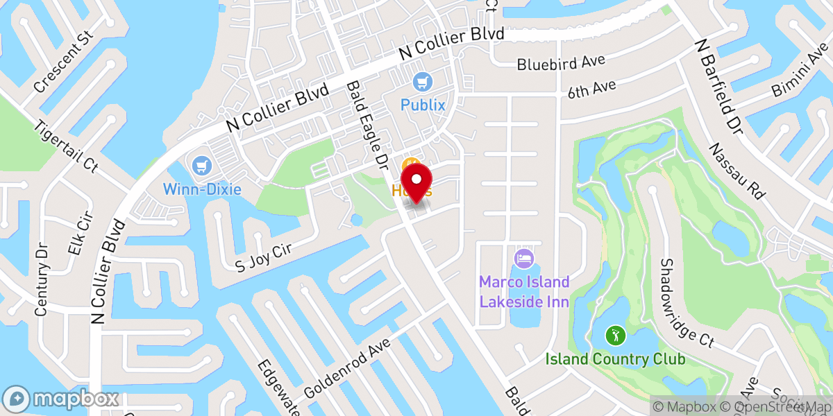Map showing location of Sherwin-Williams Paint Store