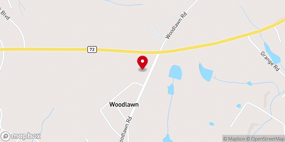 Map showing location of New Covenant Church