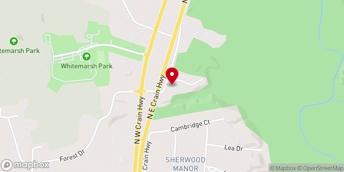 Map showing location of Knights of Columbus #2577