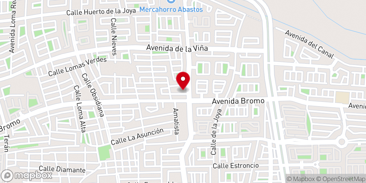 Map showing location of Parroquia de San Juan Pablo ll