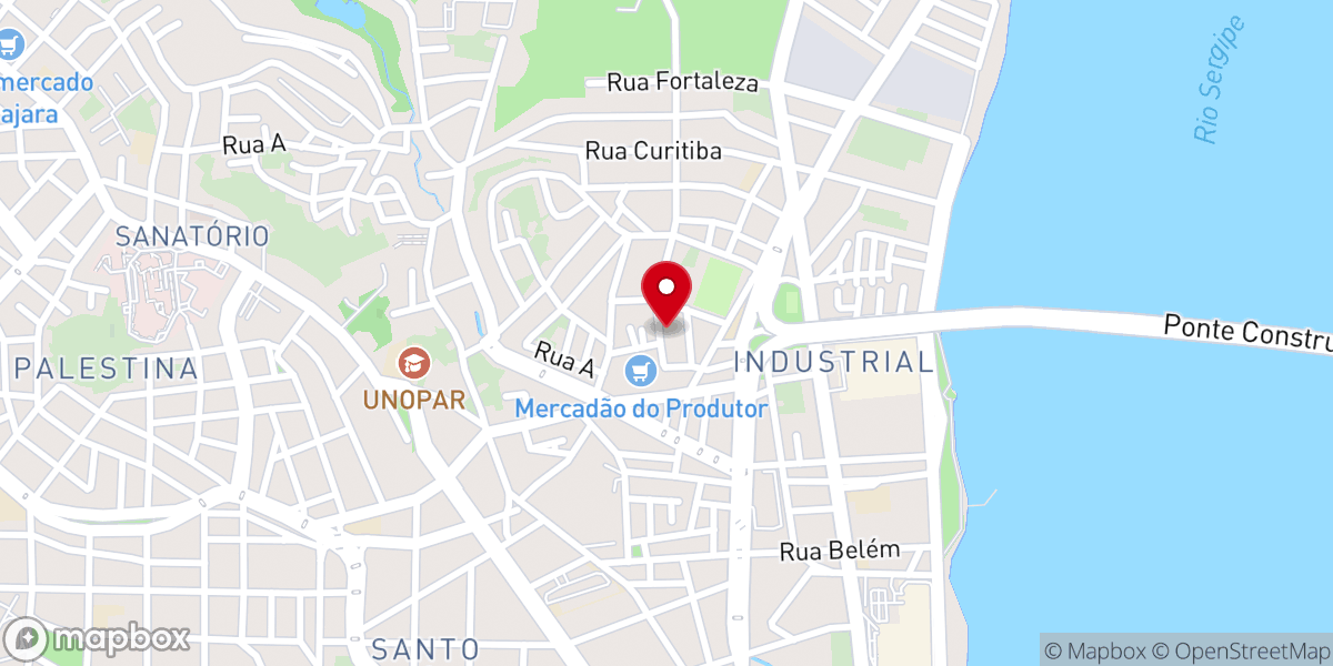 Map showing location of Igreja Pentecostal Mistério De Fogo