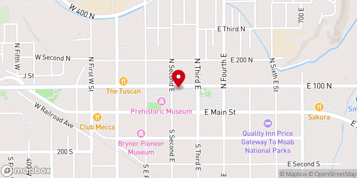 Map showing location of The Potters House Christian Fellowship Church