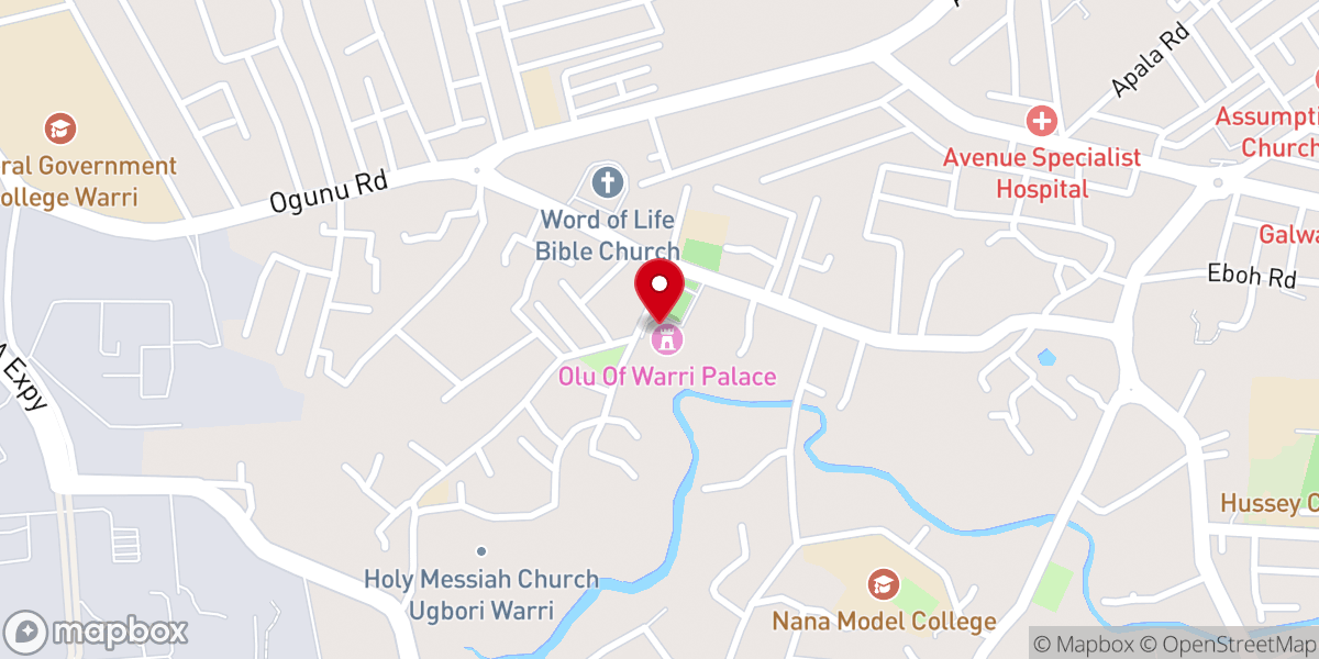 Map showing location of Church Premises