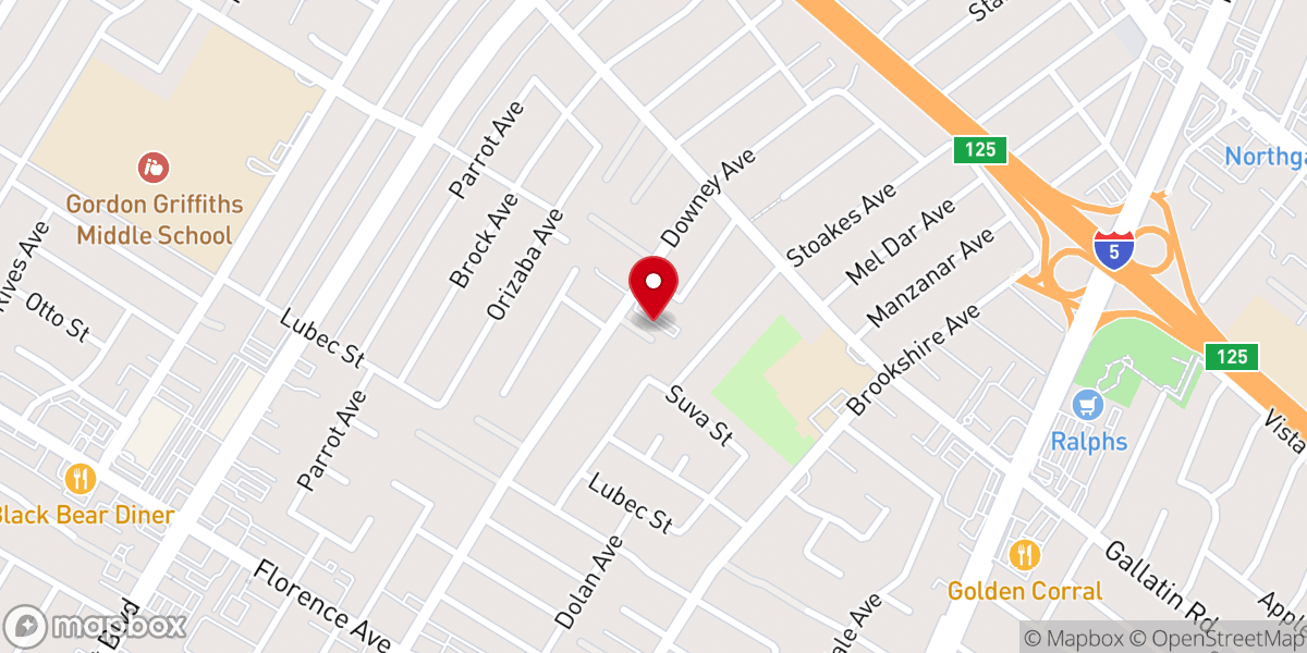 Map showing location of Immanuel Armenian Congregational Church