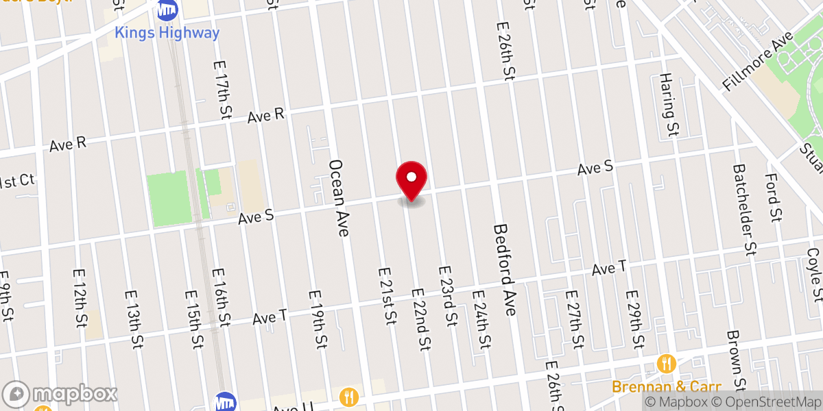 Map showing location of Bet Shaul U'Miriam