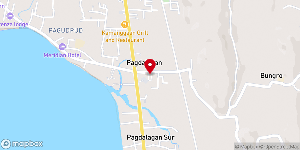 Map showing location of Our Lady of Perpetual Help Parish Church - Pagdalagan, San Fernando City, La Union (Diocese of San Fernando)
