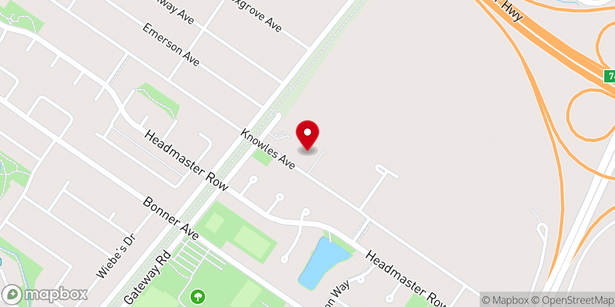 Map showing location of Covenant Christian Reformed Church