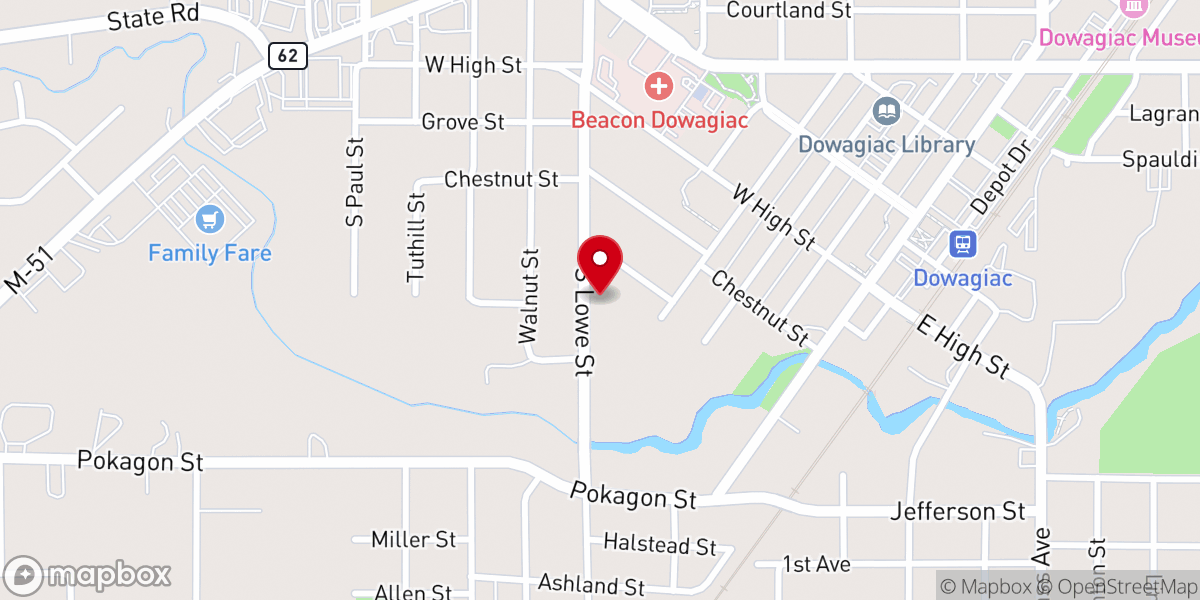 Map showing location of Faith Fellowship Seventh-day Adventist Church