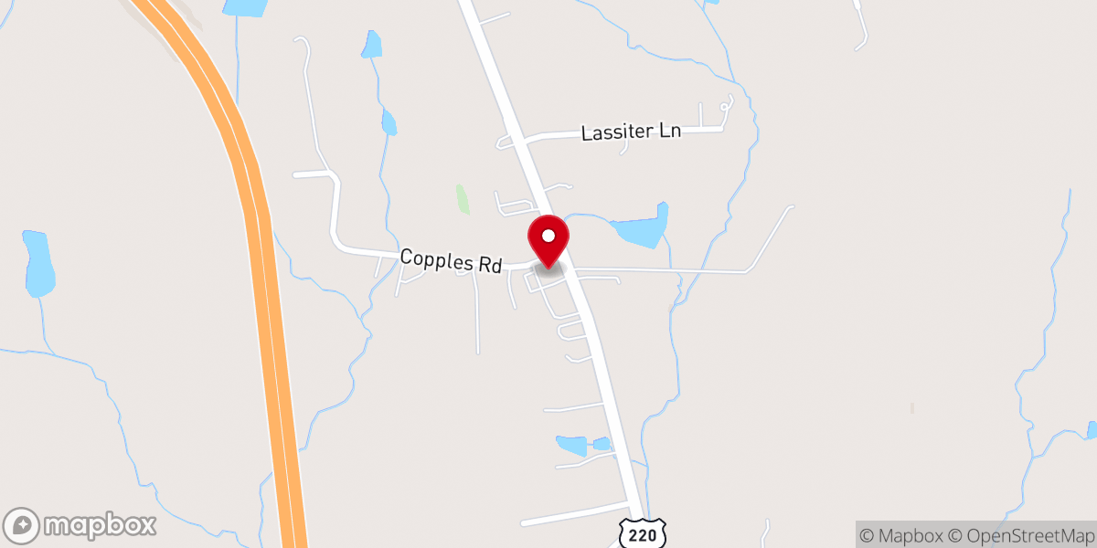 Map showing location of The Redmon Family: Missionary Church Planters to Maine