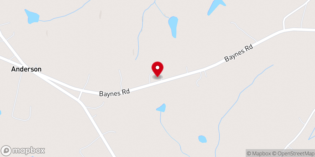Map showing location of Bethel Church