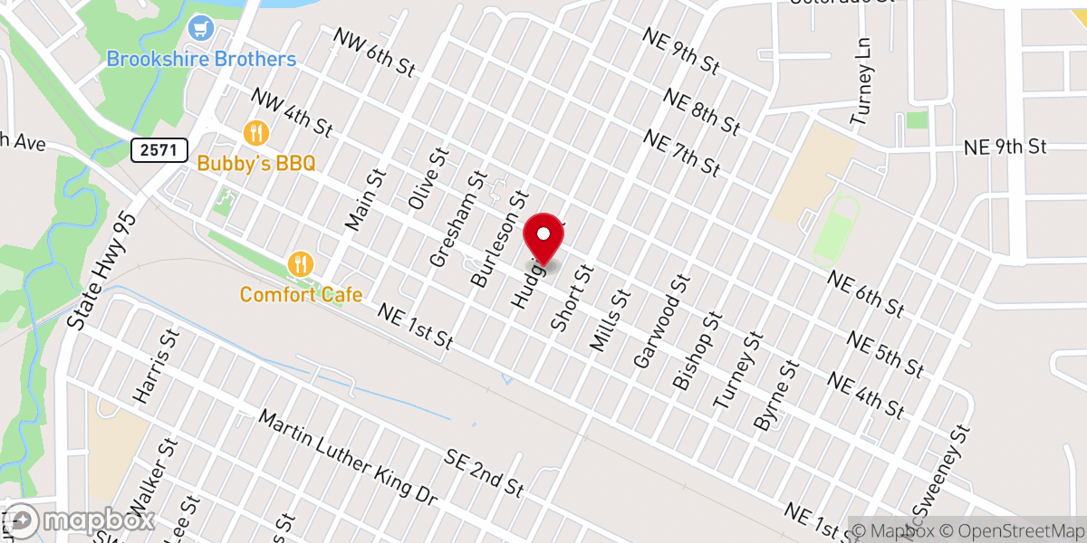 Map showing location of FBC Sonshine School