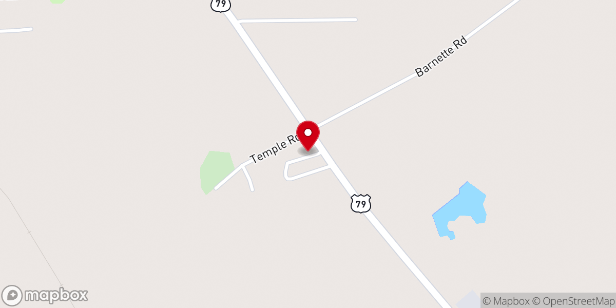 Map showing location of Haynesville Church-God In