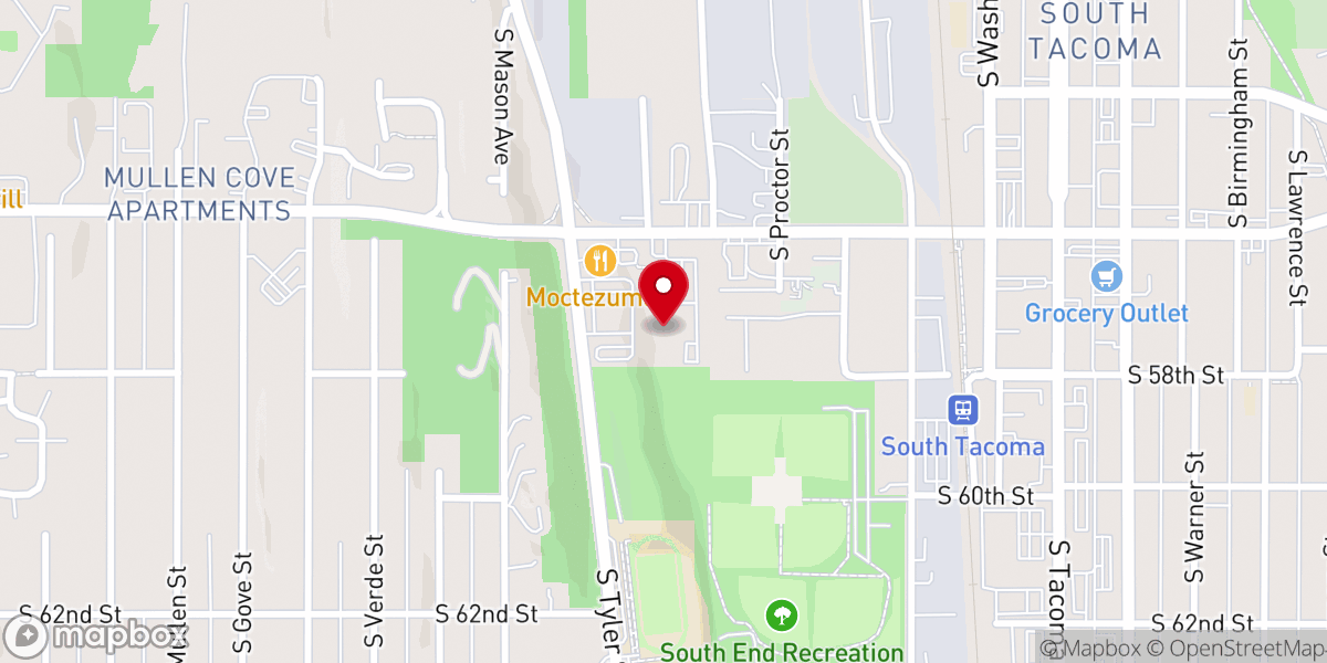 Map showing location of Puget Sound Foursquare