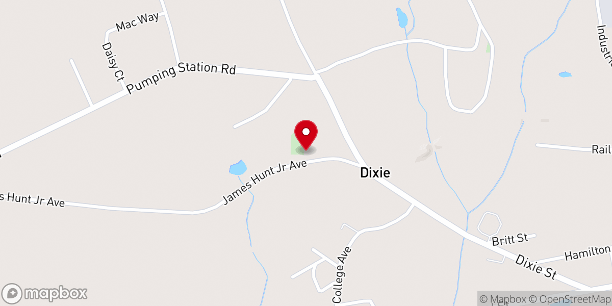 Map showing location of St Mark AME Church
