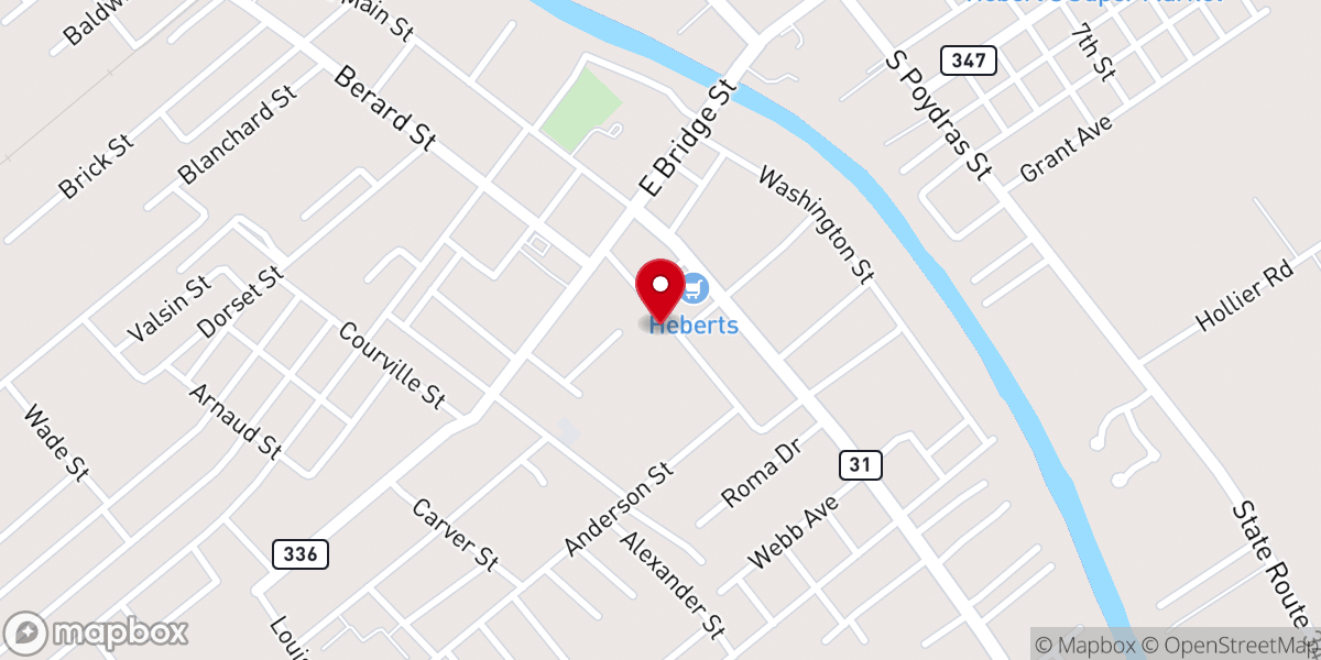 Map showing location of Deja Vu de Pont Breaux