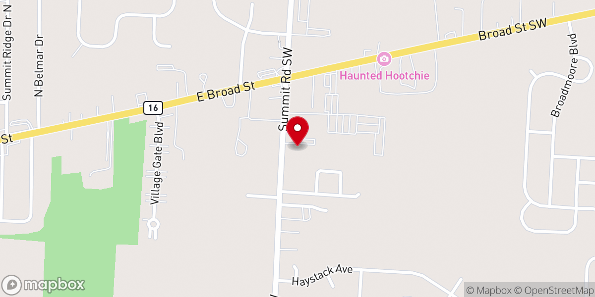 Map showing location of Providence Orthodox Presbyterian Church