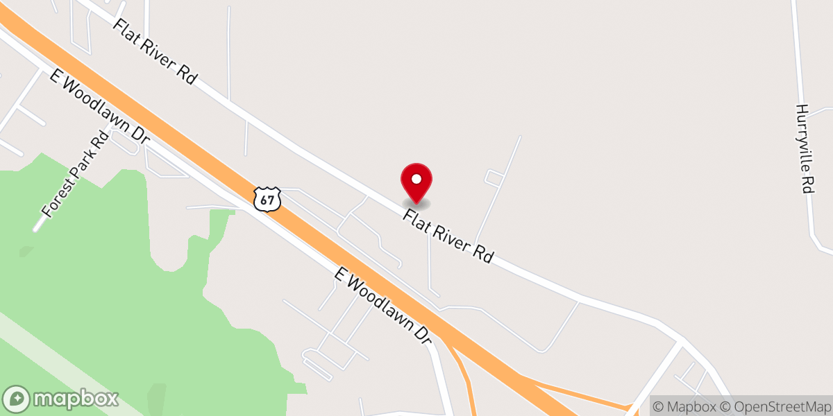 Map showing location of GraceWay Ministries