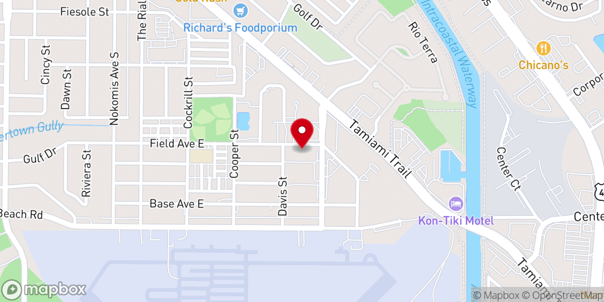 Map showing location of Grace United Methodist Church