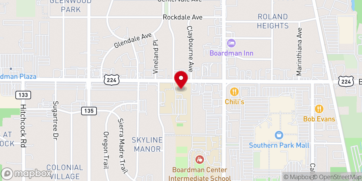 Map showing location of St. Charles Borromeo Roman Catholic Parish