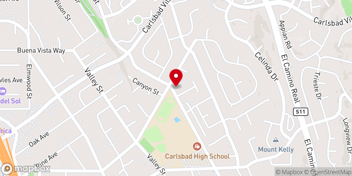 Map showing location of Center For Spiritual Living Carlsbad (CSL Carlsbad) AKA Carlsbad Church of Religious Science