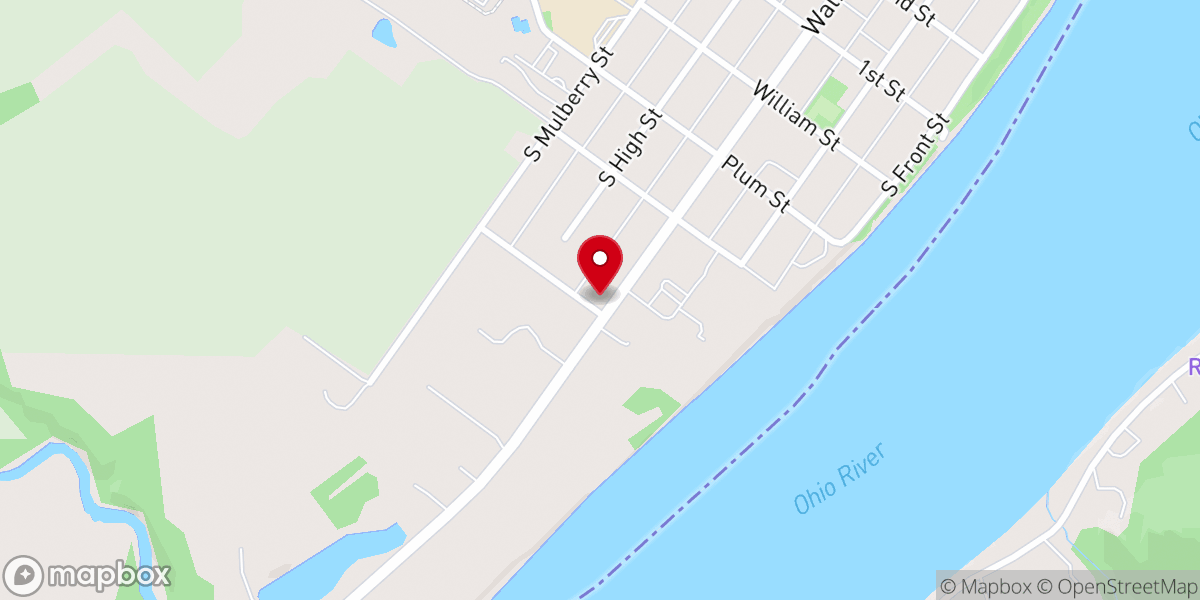 Map showing location of Nazarene Parsonage