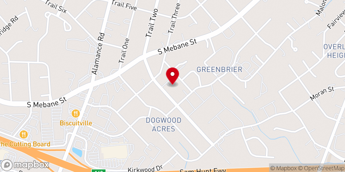 Map showing location of St Paul's Community Church