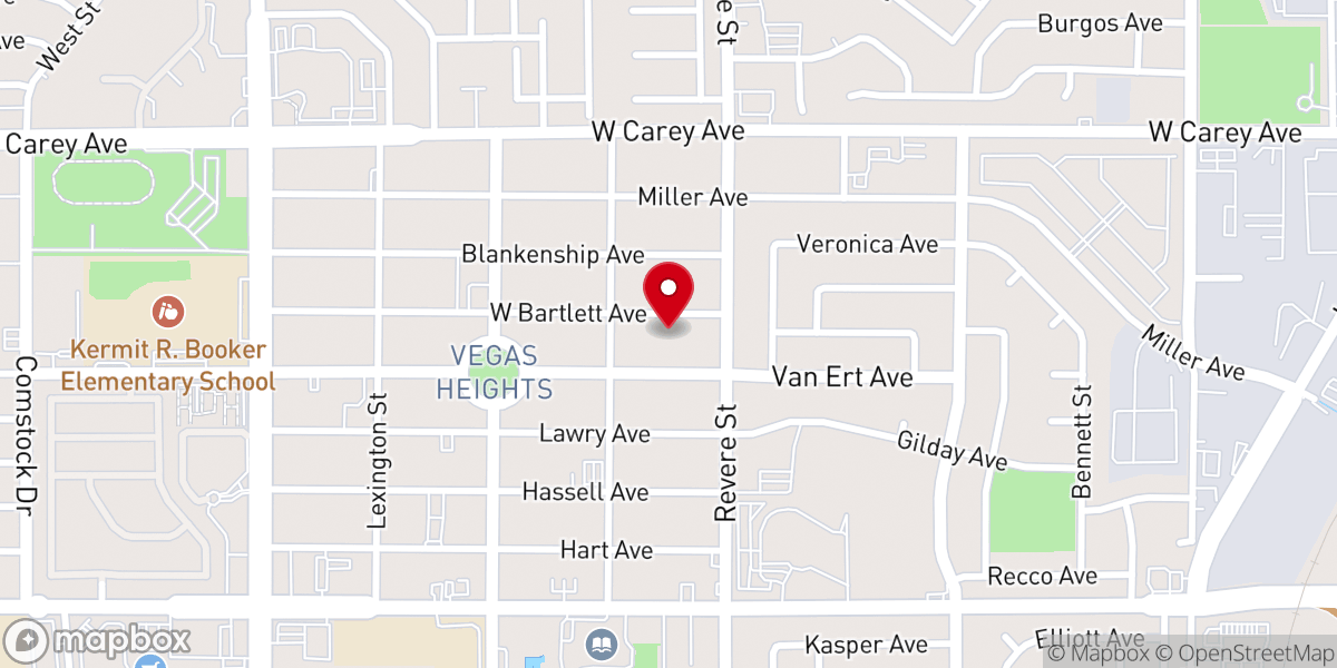 Map showing location of New Hope Church of God in Christ