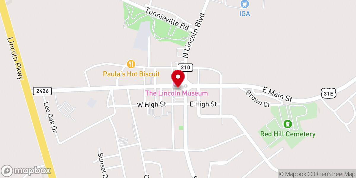 Map showing location of Christian Church