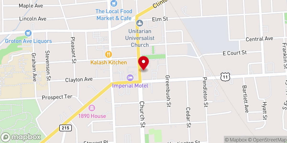 Map showing location of DLH Properties, Inc