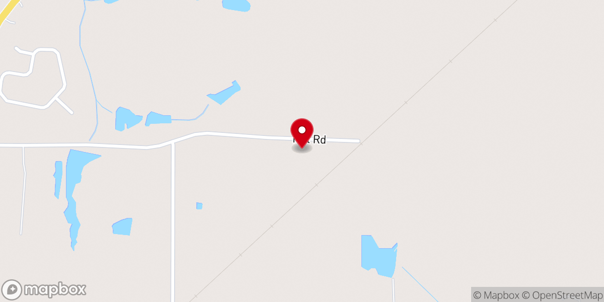Map showing location of Rebecca Church