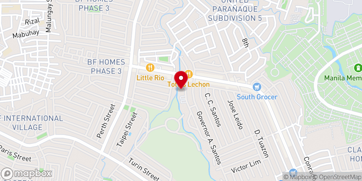 Map showing location of Presentation of the Child Jesus Parish