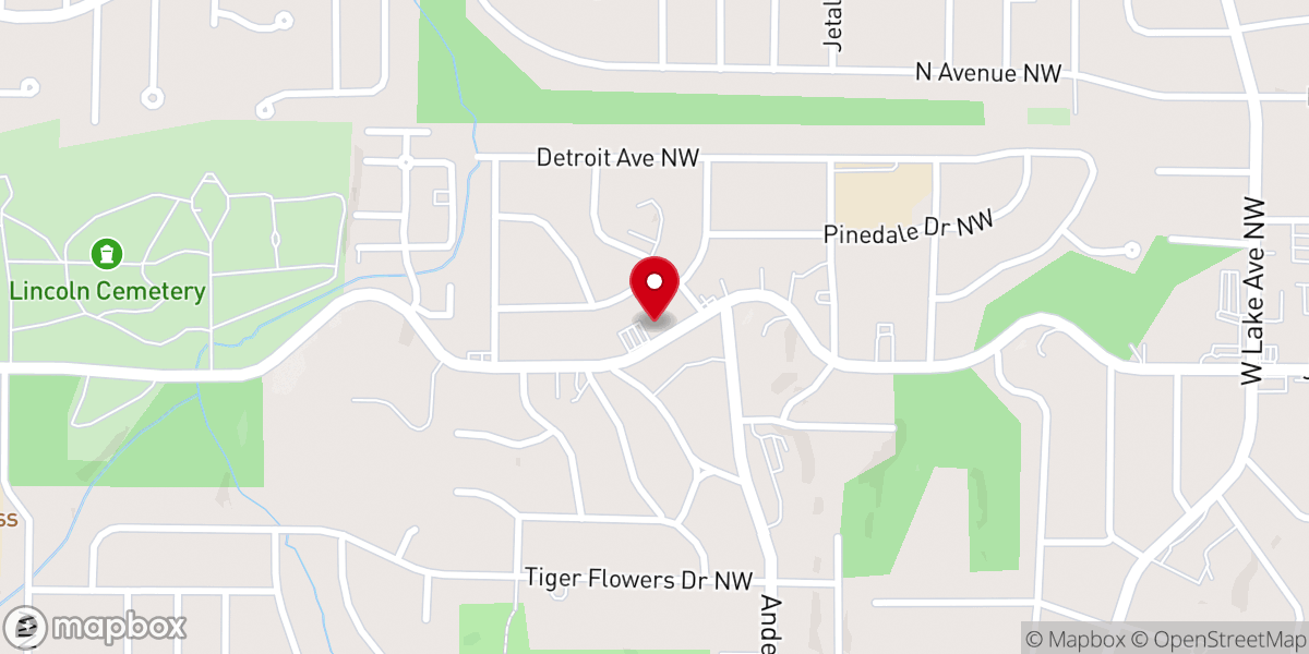 Map showing location of Simpson Road Baptist Church