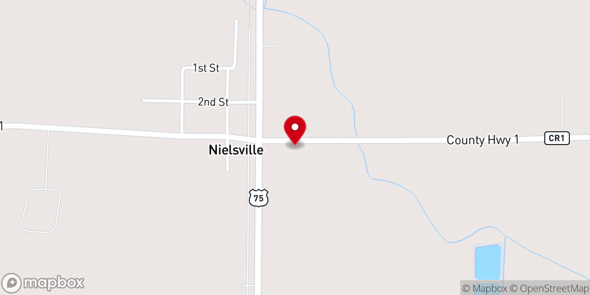Map showing location of Saint Petri Lutheran Church