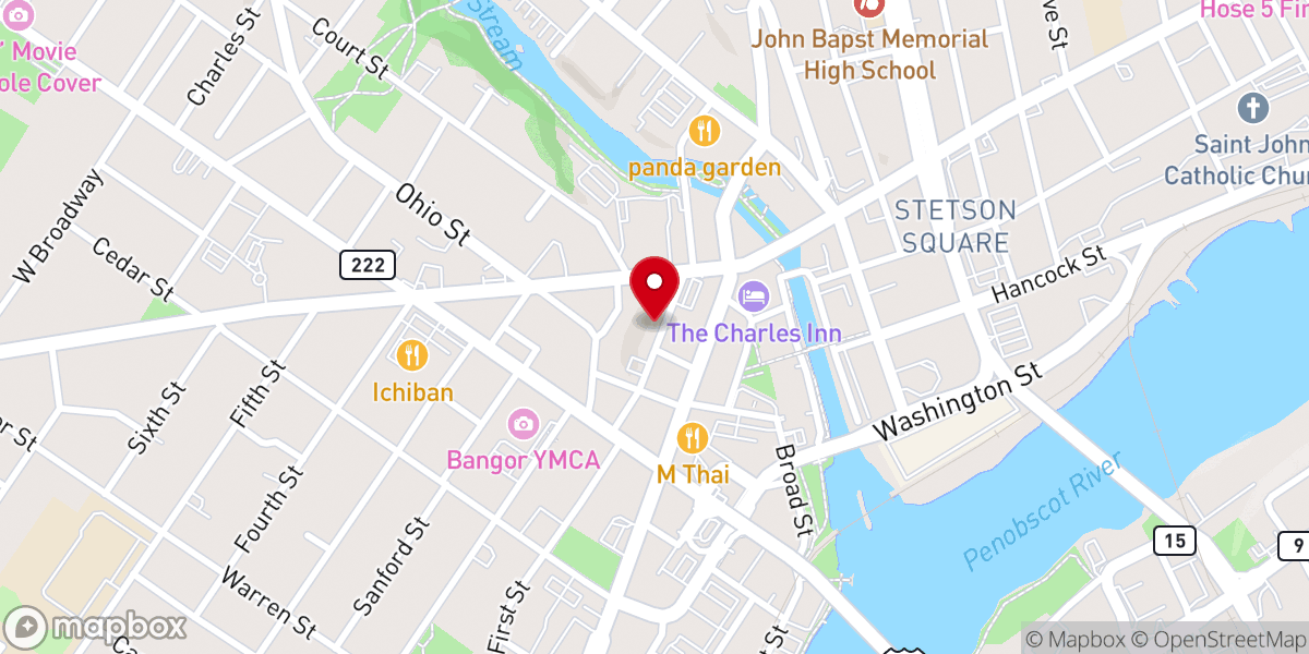 Map showing location of Columbia Street Project