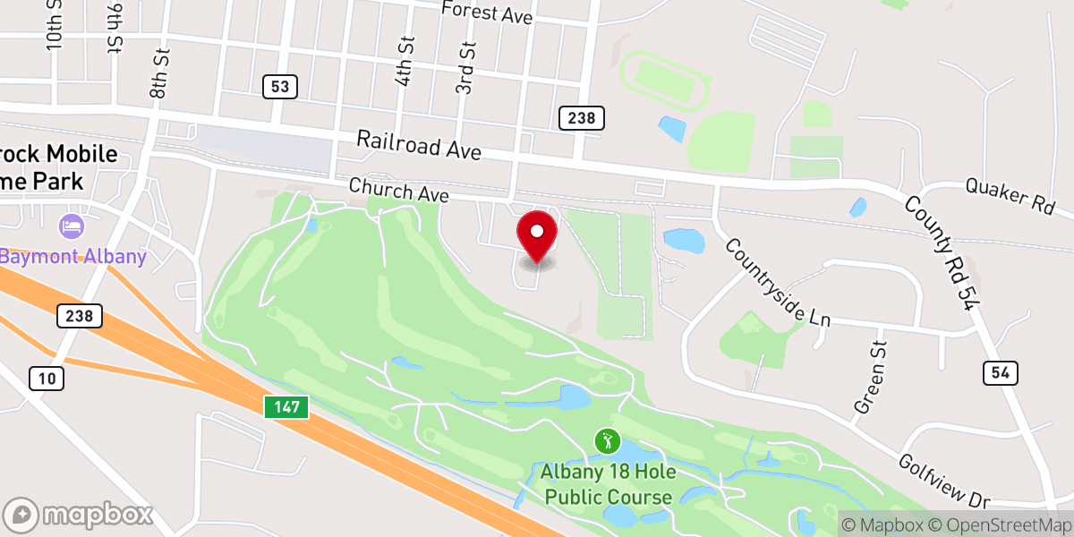 Map showing location of Holy Family School
