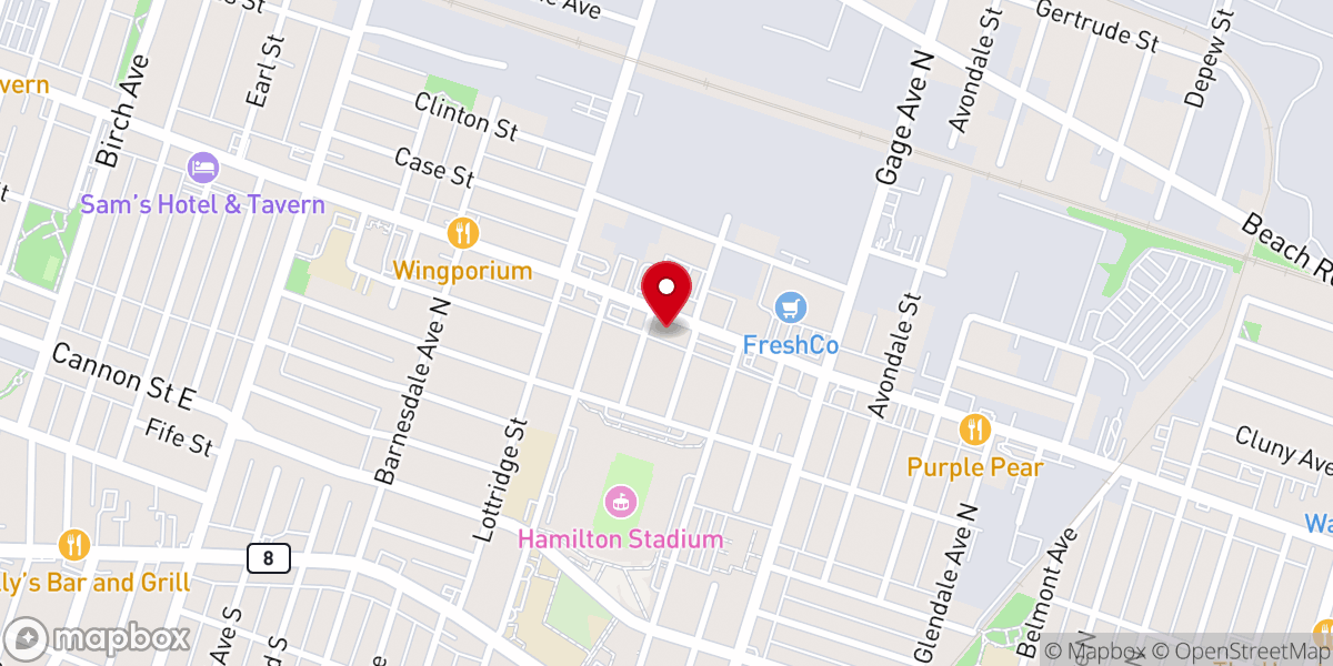 Map showing location of St. Anthony of Padua Roman Catholic Church