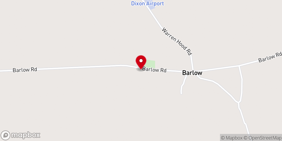 Map showing location of Rehobeth Methodist Church