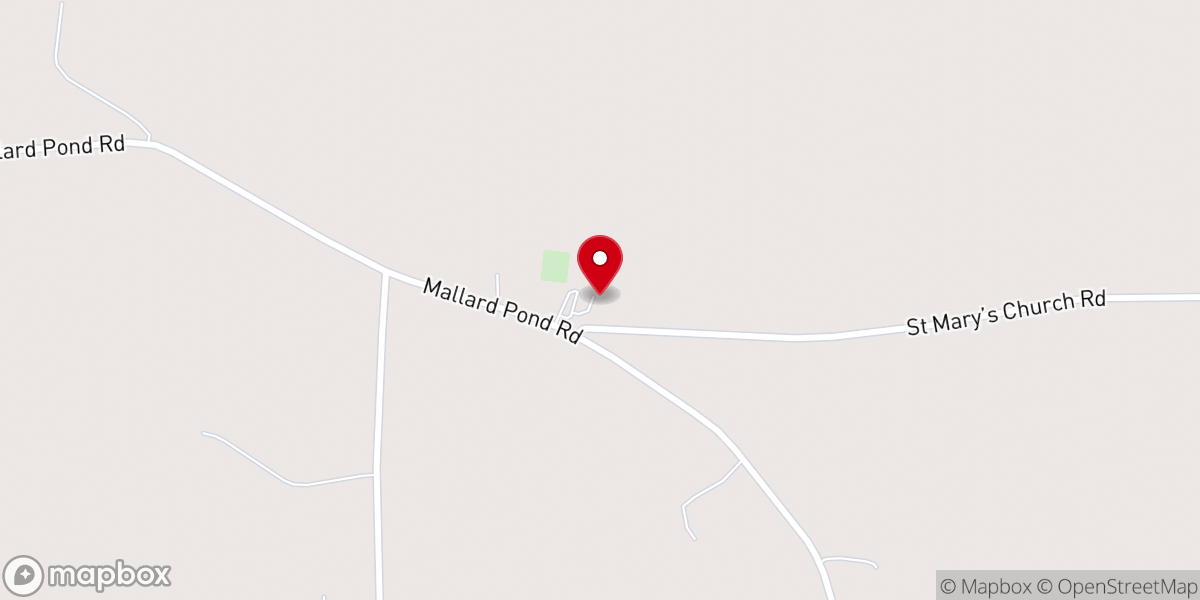 Map showing location of Saint Mary's Baptist Church