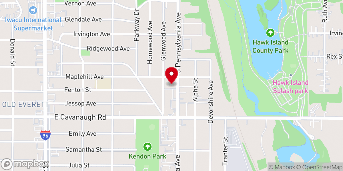 Map showing location of The Redeemed Christian Church Of God (Freedom Hall)