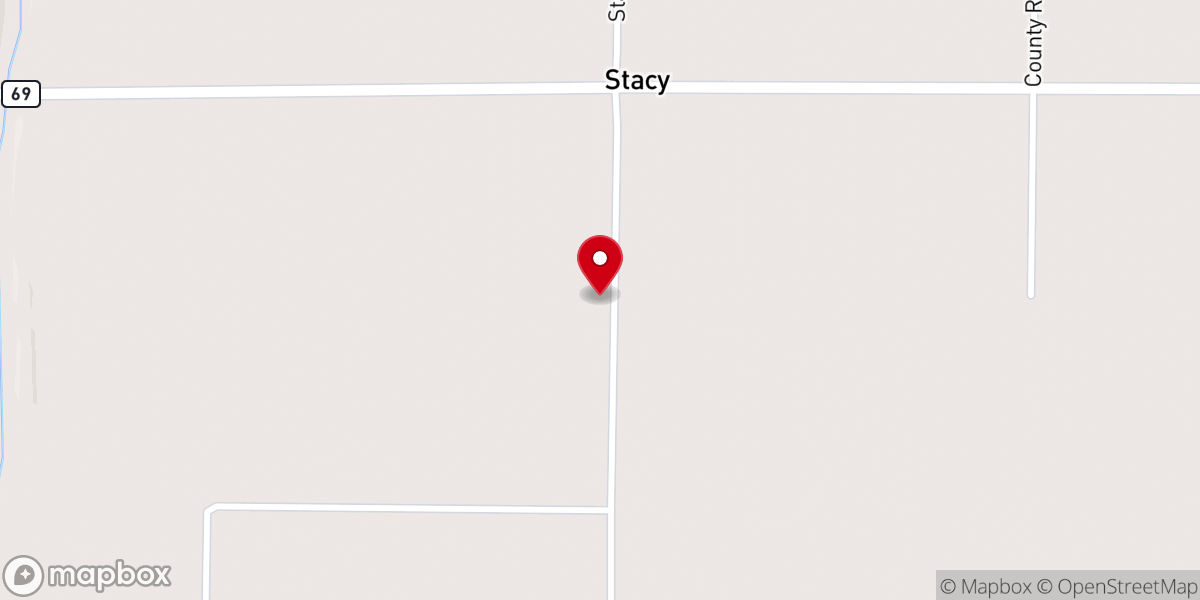 Map showing location of First General Baptist Church