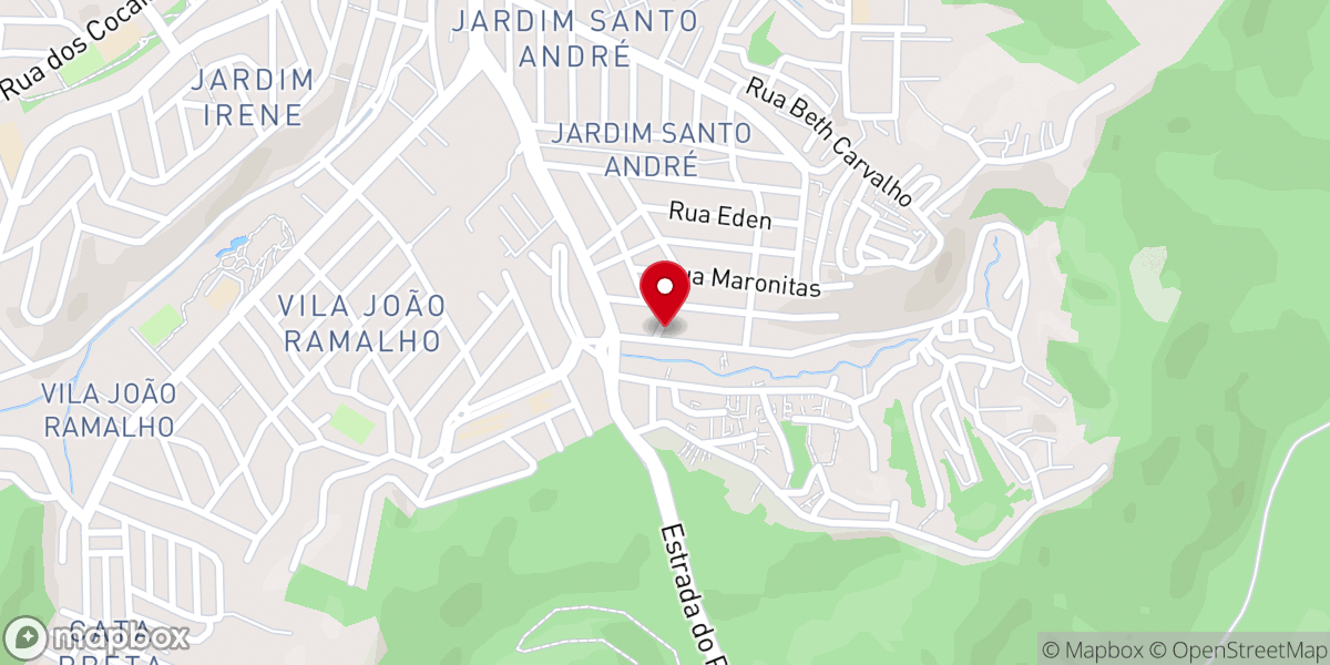 Map showing location of Igreja Pentecostal Cristo Vivo
