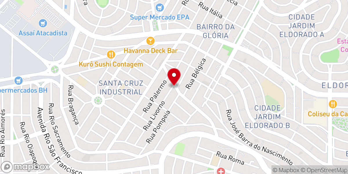 Map showing location of Igreja Pentecostal Nova Jerusalém De Cristo