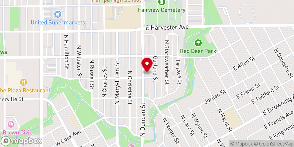 Map showing location of Zion Lutheran Church