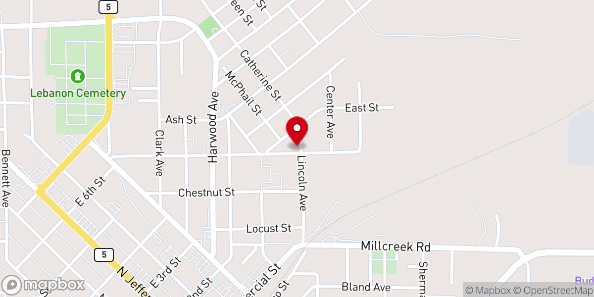 Map showing location of Union Mission Church