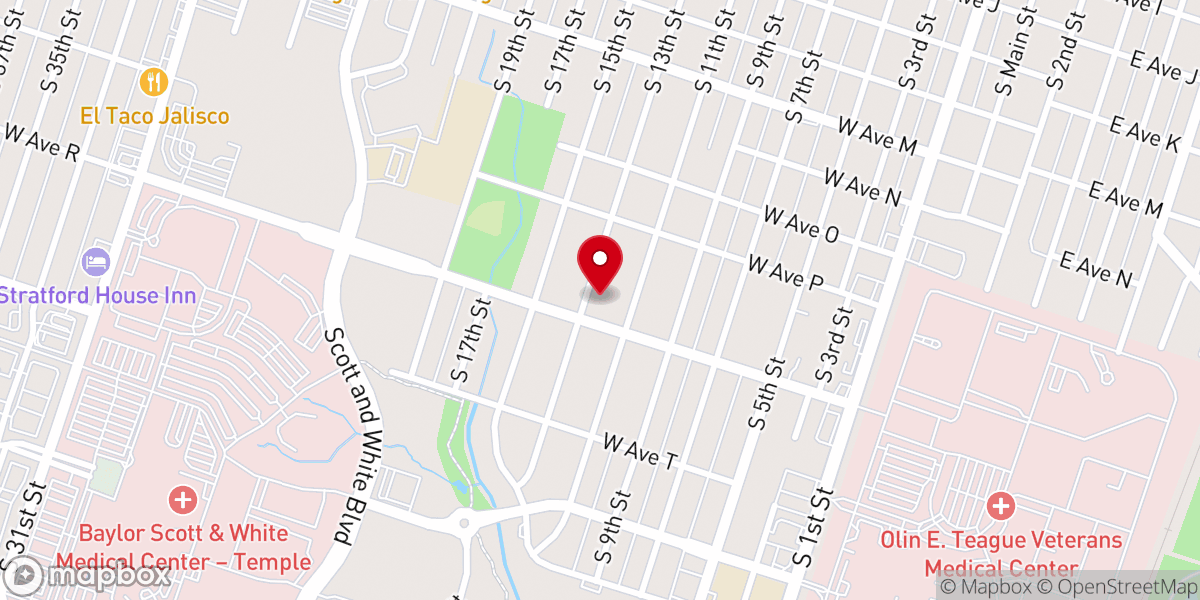 Map showing location of St Mary's Church Convent
