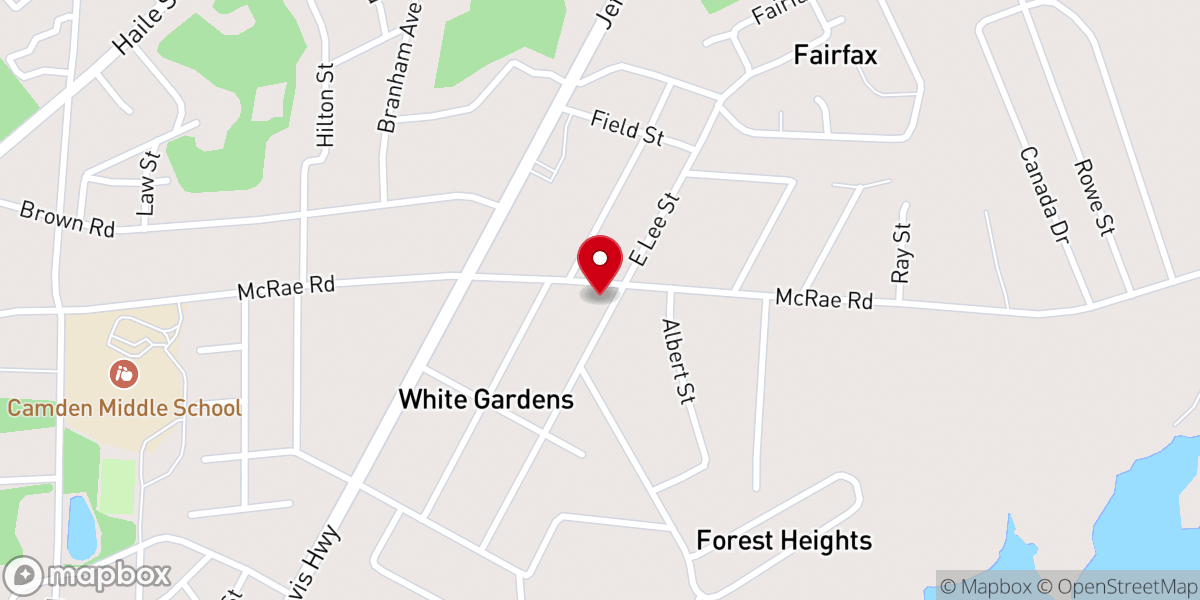 Map showing location of Evangelistic Community Center