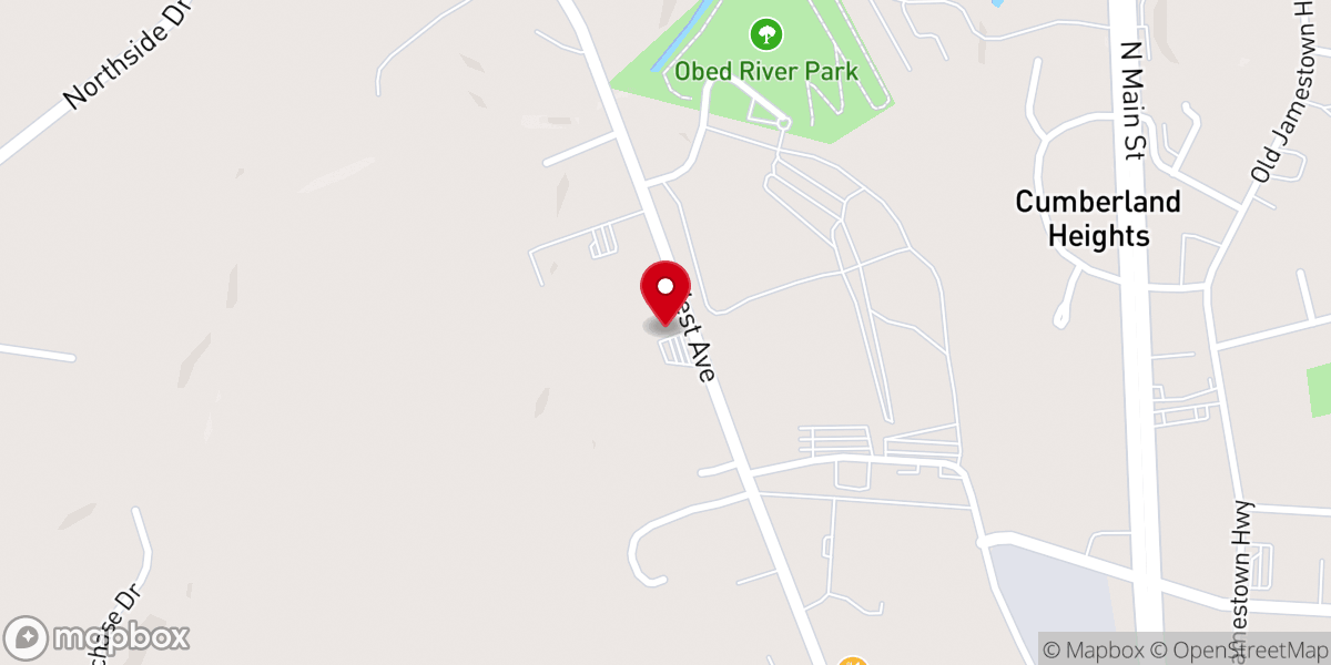 Map showing location of Faith Assembly of God