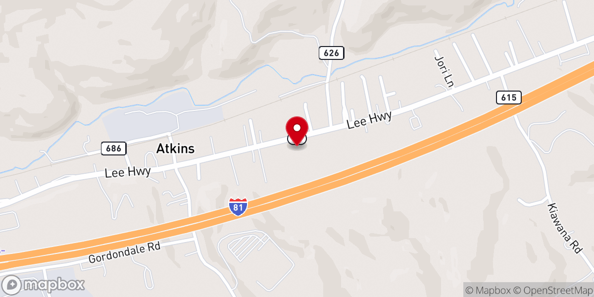 Map showing location of Davis Memorial United Methodist Church